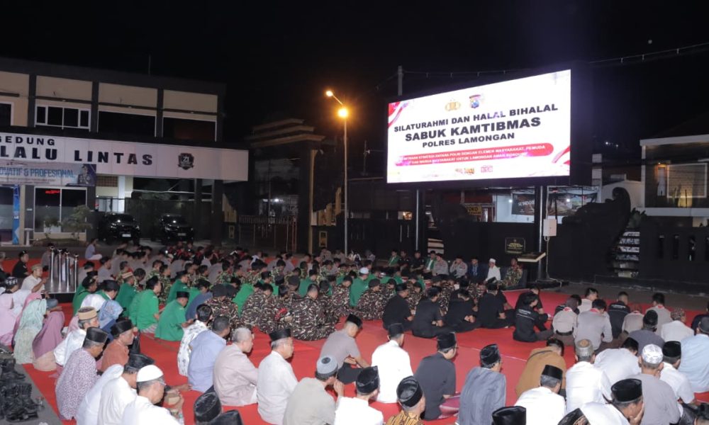 Polres Lamongan Perkuat Sinergi Dengan Masyarakat Lewat “Sabuk Kamtibmas”