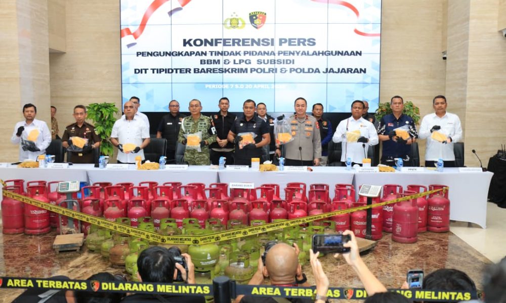Polri Ungkap 330 Tersangka Penyalahgunaan BBM dan LPG Subsidi dalam 13 Hari