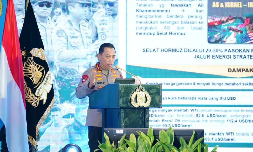 Buka Rakernis Reskrim, Kapolri Instruksikan Ciptakan Rasa Aman dan Keadilan untuk Masyarakat