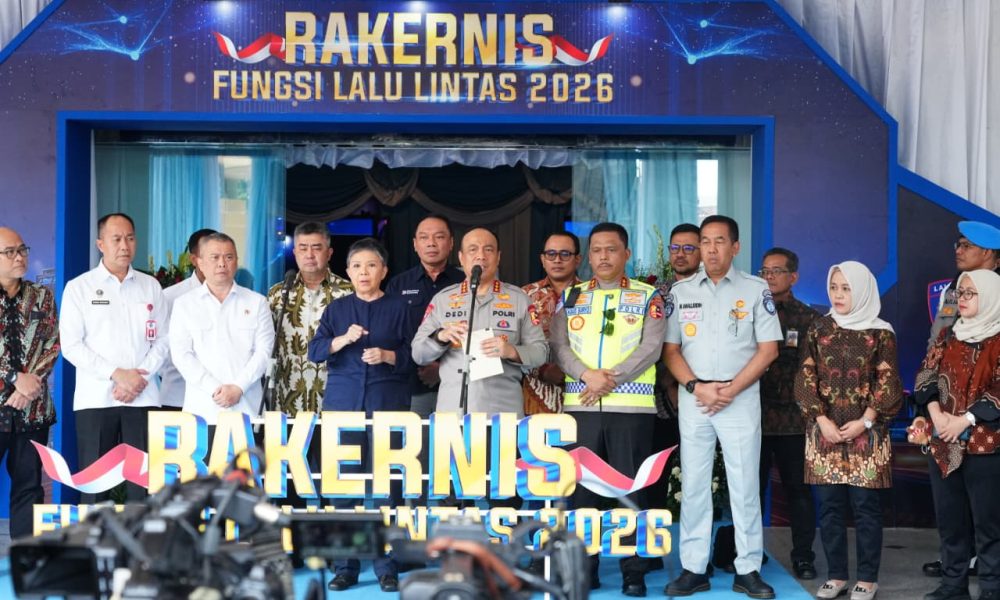 Wakapolri Tekankan Digitalisasi Layanan dan Inovasi Tilang Elektronik pada Rakernis Fungsi Lantas 2026
