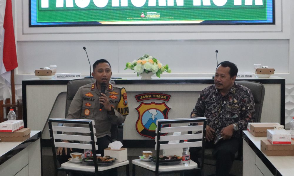 Polres Pasuruan Kota Gelar FGD Perkuat Sinergi dan Jaga Kondusifitas Wilayah