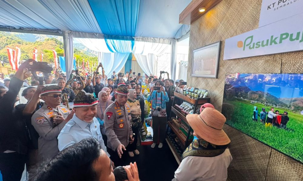 Polri Dorong Percepatan Swasembada Bawang Putih, Tanam Serentak dan Panen Raya di Sembalun
