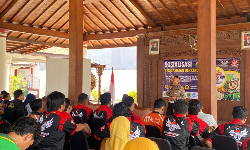 Wali Kota Pasuruan dan Satlantas Bersinergi, Driver Online Didorong Jadi Pelopor Keselamatan di Jalan