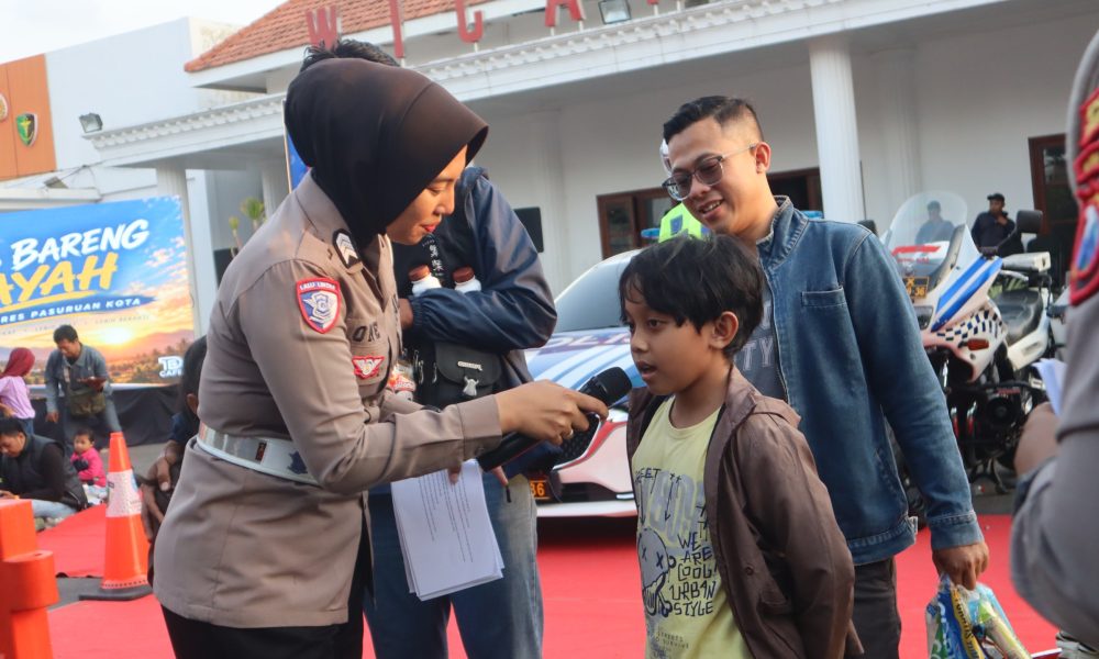 Dalam Rangka HUT Lalu Lintas Bhayangkara Ke-71, Polres Pasuruan Kota Gelar “Gas Bareng Ayah”