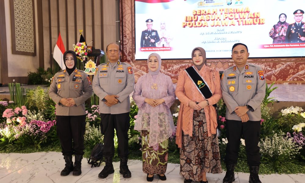 Jadi Ibu Asuh Polwan Polda Jatim, Ny. Lenia Dekananto Dorong Kesejahteraan dan Keharmonisan Keluarga Polri